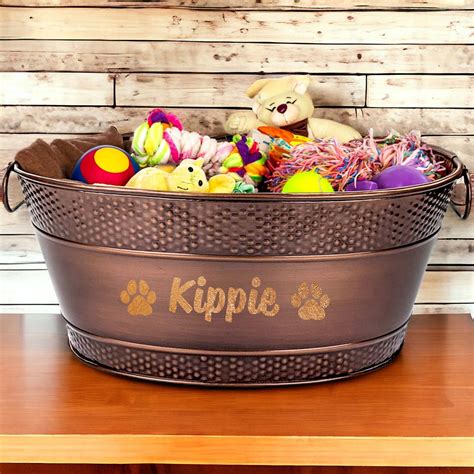 metal dog toy box|indestructible dog toy bin.